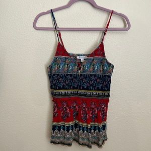 Bohemian Peplum Top